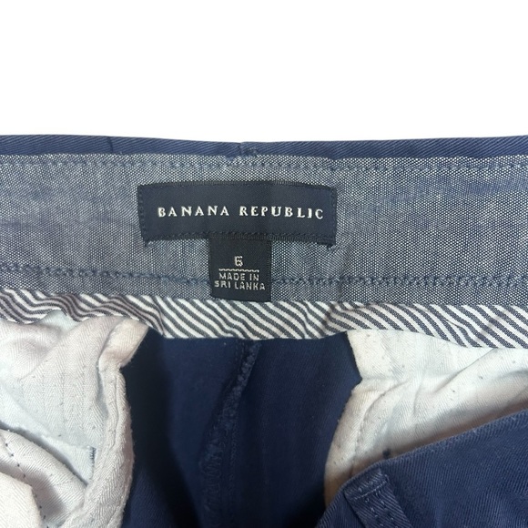 Banana Republic Shorts Navy Blue 4.5 inch inseam size 6 - Picture 4 of 8